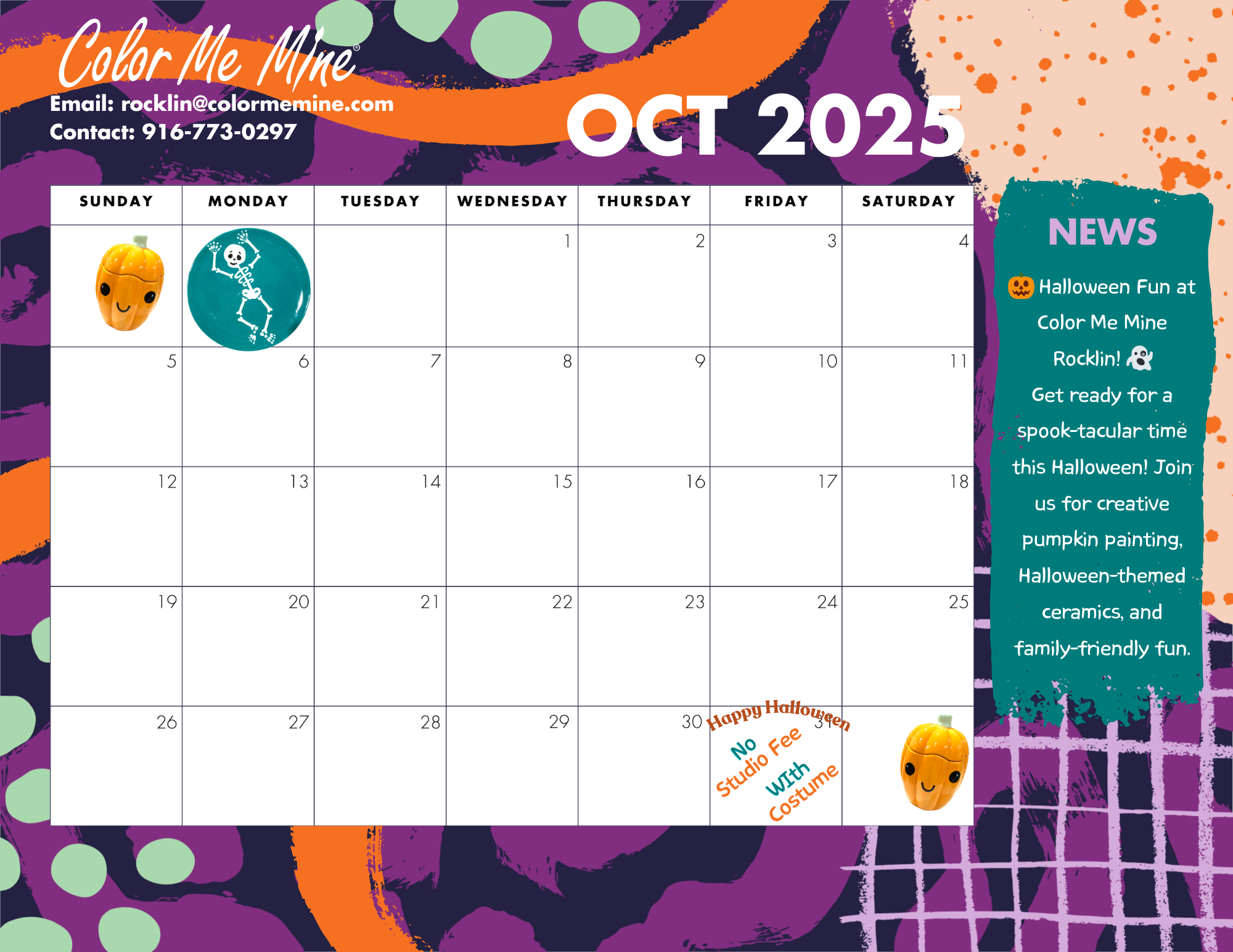 October Calendar