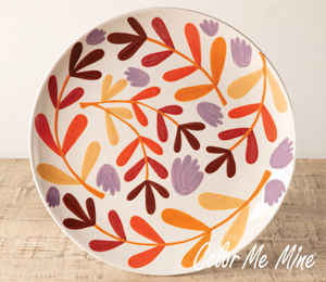 Rocklin Fall Floral Charger