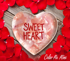 Rocklin Candy Heart Plate