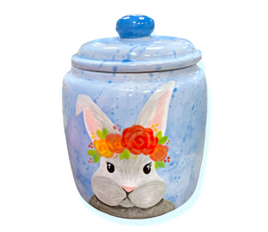 Rocklin Watercolor Bunny Jar