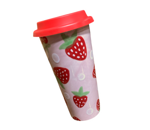 Rocklin Strawberry Travel Mug