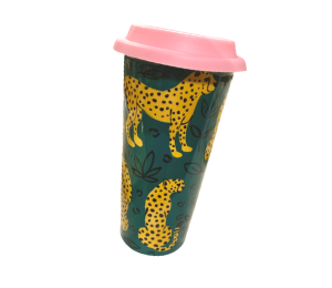 Rocklin Cheetah Travel Mug