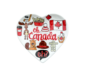 Rocklin Canada Heart Plate