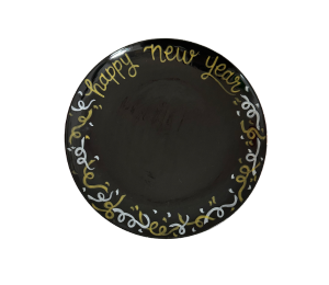 Rocklin New Year Confetti Plate