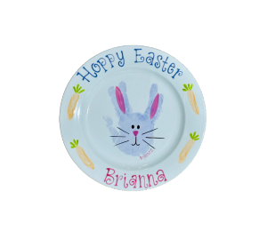 Rocklin Easter Bunny Plate