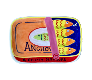 Rocklin Anchovies App Plate