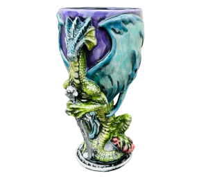 Rocklin Antique Dragon Goblet